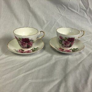 Regency English Bone China Tea Cup & Saucer